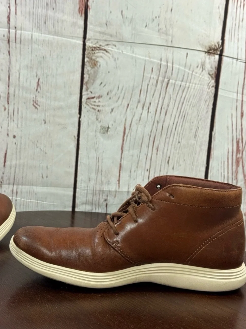 Cole Haan Grand OS Men’s Brown Leather Chukka Boots 9.5